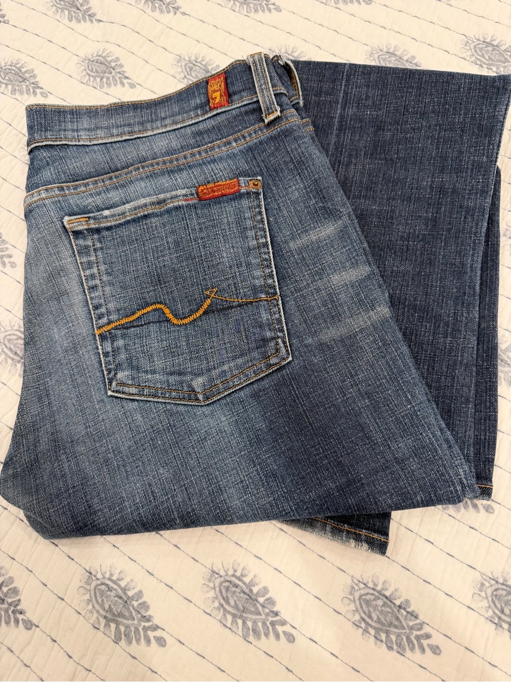 Seven Women’s Boot Cut Blue Denim Jeans